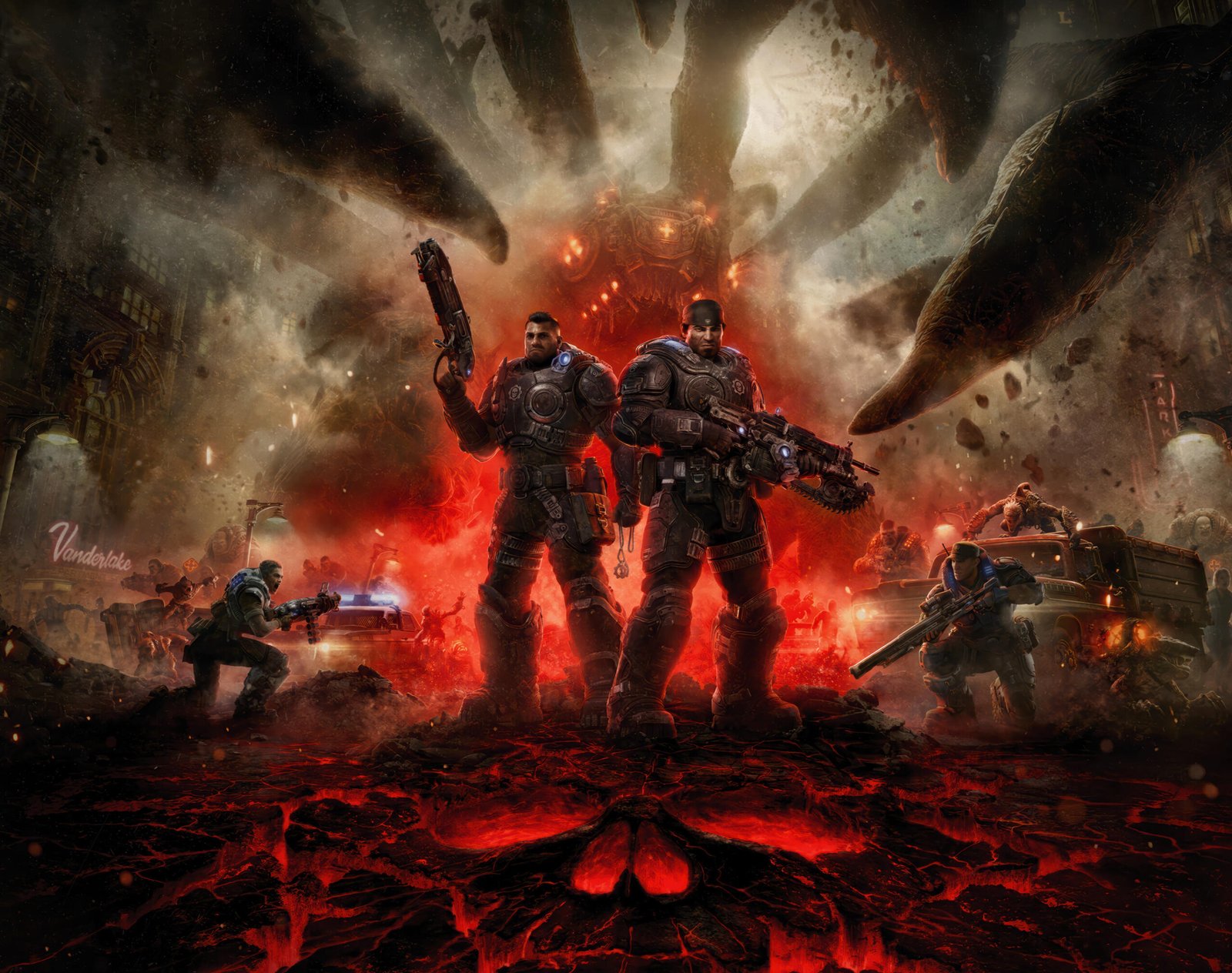 Gears of War E-day Game cover 2